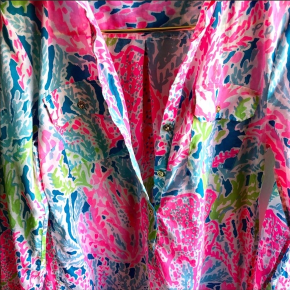 SOLD! Lilly Pulitzer • Multicolored Tunic. - Picture 3 of 5